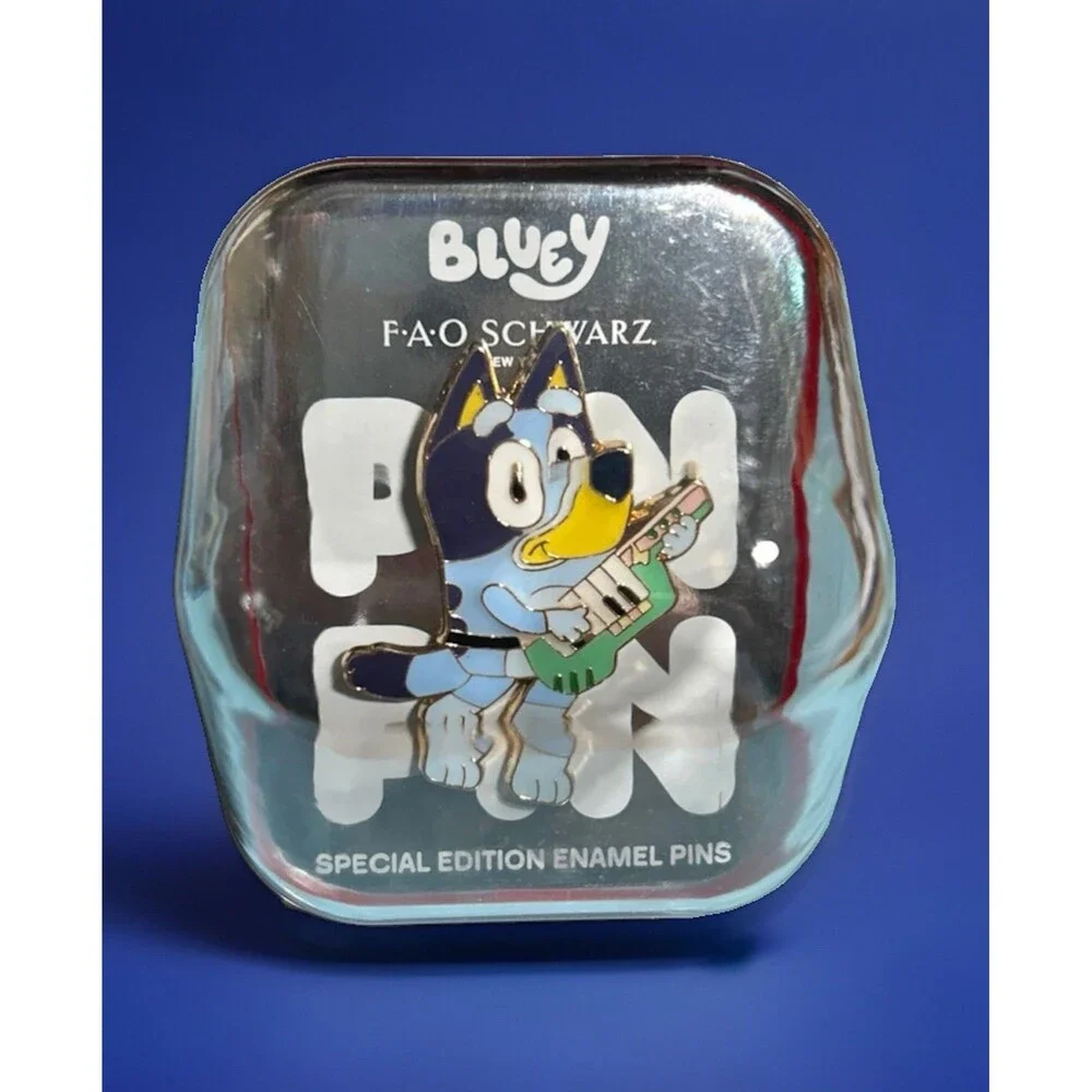 Bluey Special Edition Pin ,BBC Studios ,F.A.O. Schwarz -New In Box